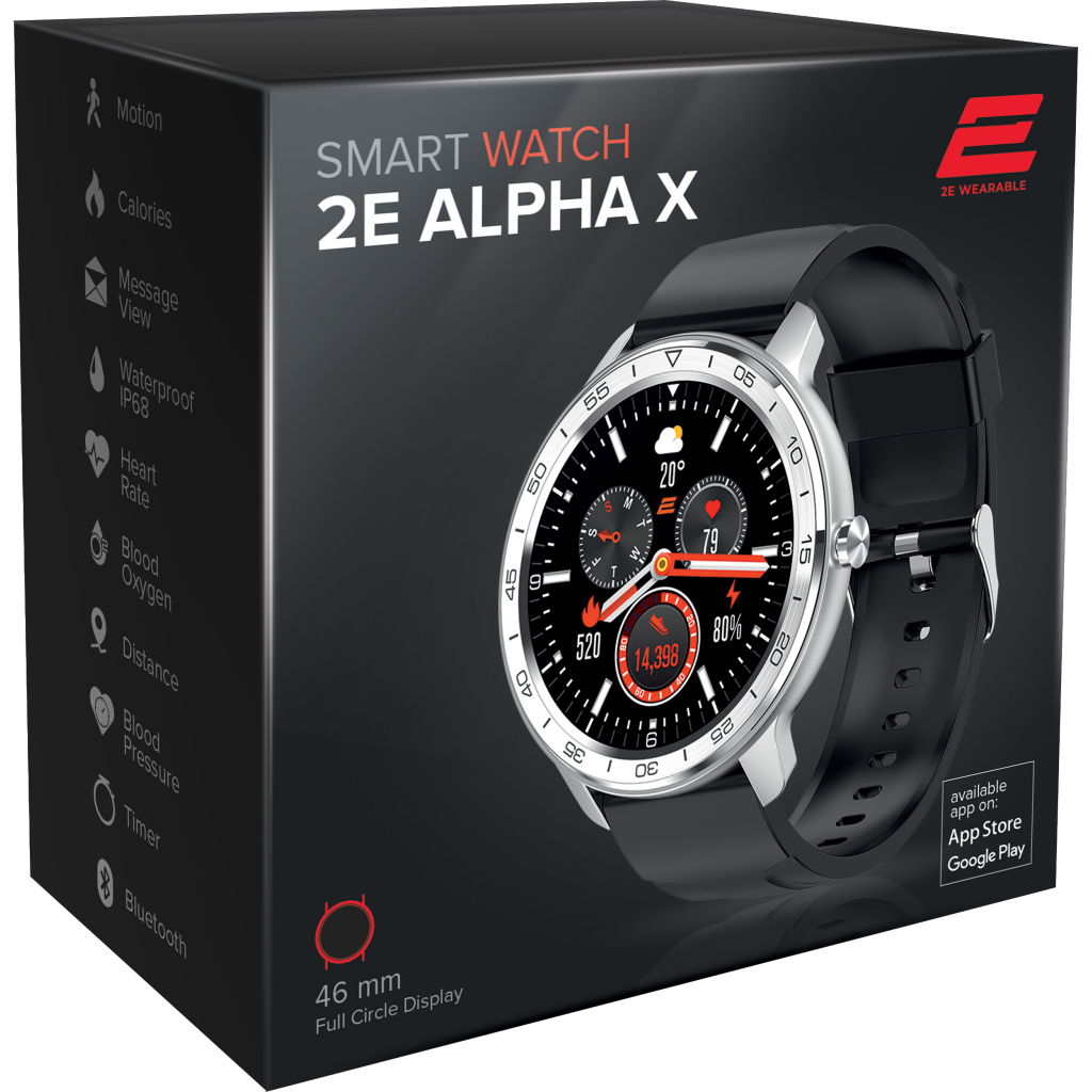 Смарт-часы 2E Alpha X 46 mm Silver (2E-CWW30SL) изображение 3