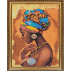 Картина по номерам Santi Африканская красота 40*50см алмазная мозаика (954092) изображение 3