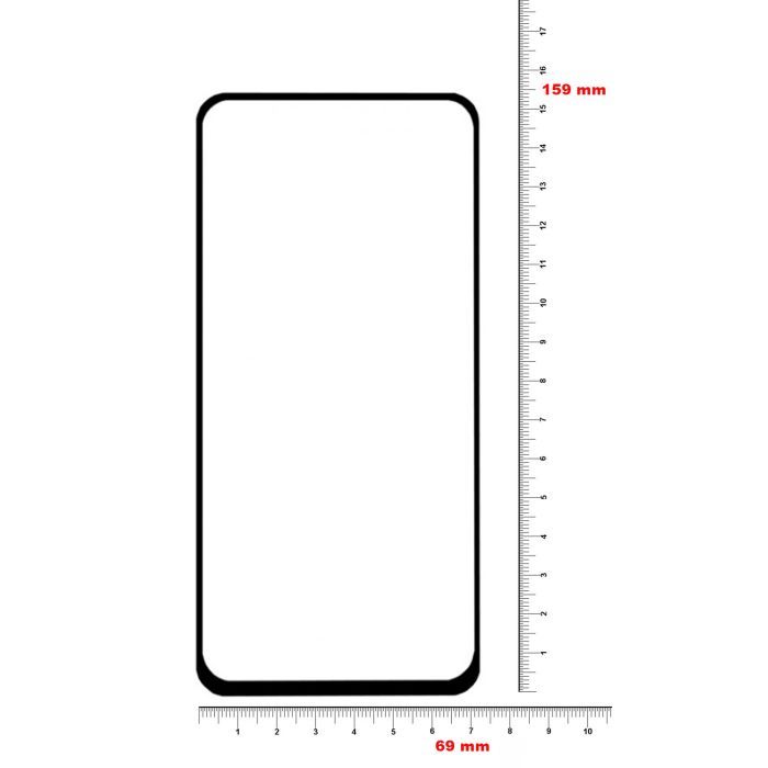 Скло захисне BeCover Realme 8 / 8 Pro Black (706684) зображення 2