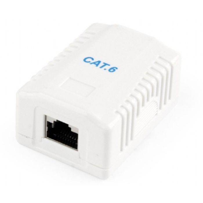 Компьютерная розетка Cablexpert RJ45x1 FTP, cat.6 (NCAC-1F6-01)