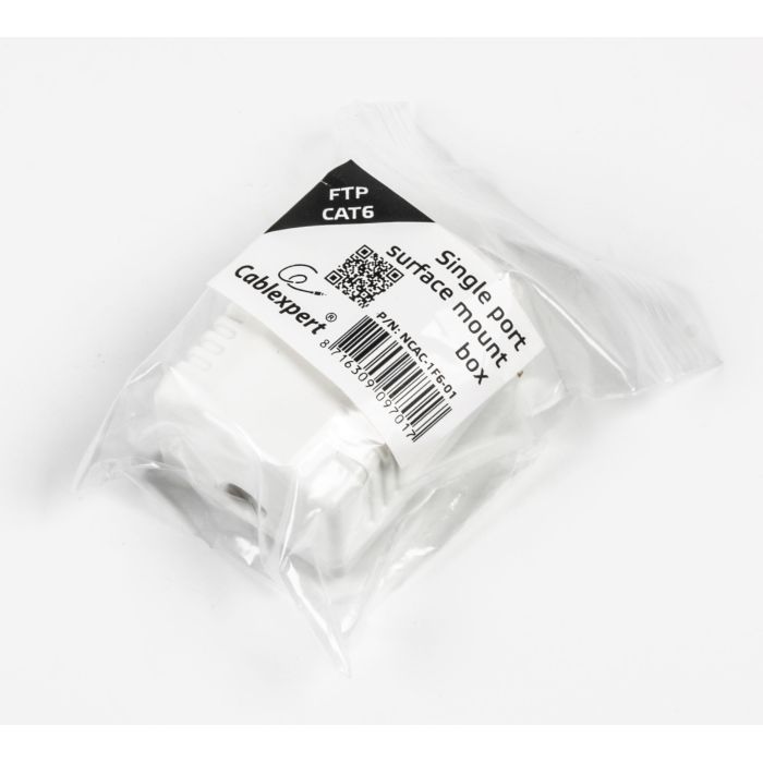 Компьютерная розетка Cablexpert RJ45x1 FTP, cat.6 (NCAC-1F6-01) изображение 2