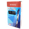Ручка гелева H-Tone автоматична 0,5 мм, синя, уп. 12 шт. (PEN-HT-JJ20218A-BL) зображення 2