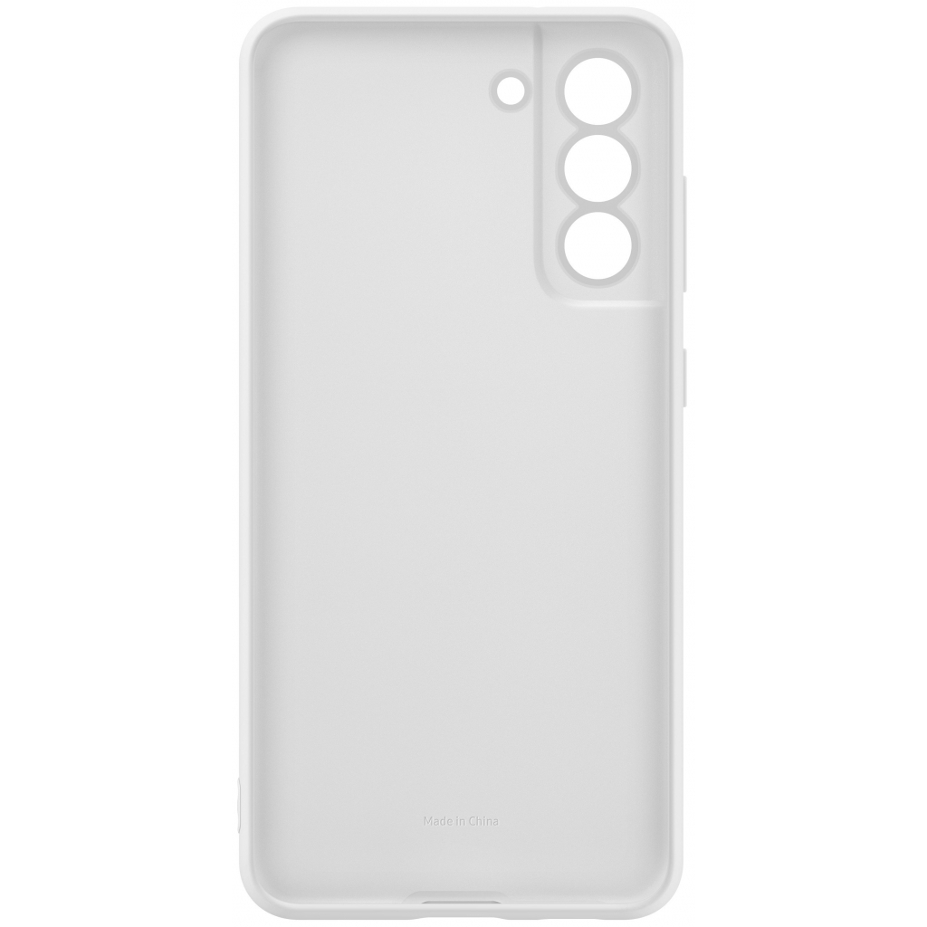 Чохол до мобільного телефона Samsung Silicone Cover Galaxy S21 FE (G990) White (EF-PG990TWEGRU) зображення 2