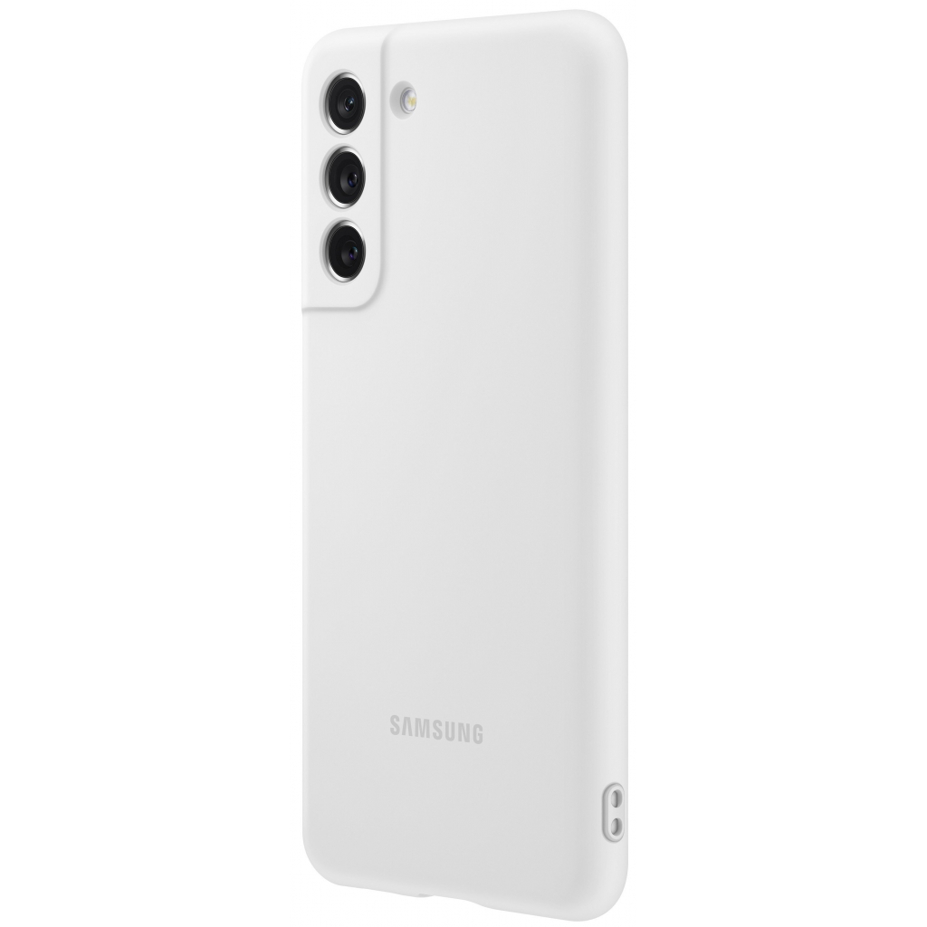Чехол для мобильного телефона Samsung Silicone Cover Galaxy S21 FE (G990) White (EF-PG990TWEGRU) изображение 4