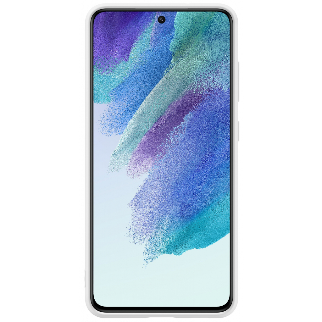 Чехол для мобильного телефона Samsung Silicone Cover Galaxy S21 FE (G990) White (EF-PG990TWEGRU) изображение 5