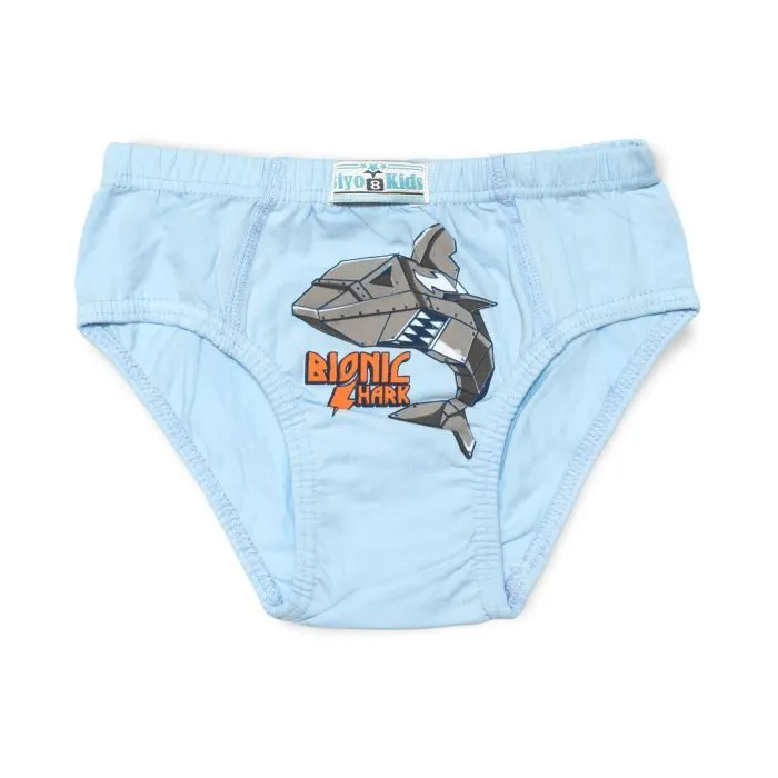 Трусы детские BiyoKids с акулой (2527-128B-blue)