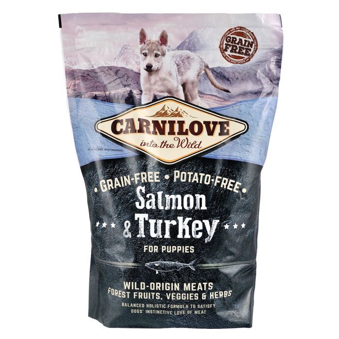 Сухой корм для собак Carnilove Puppy Salmon and Turkey 1.5 кг (8595602508839)