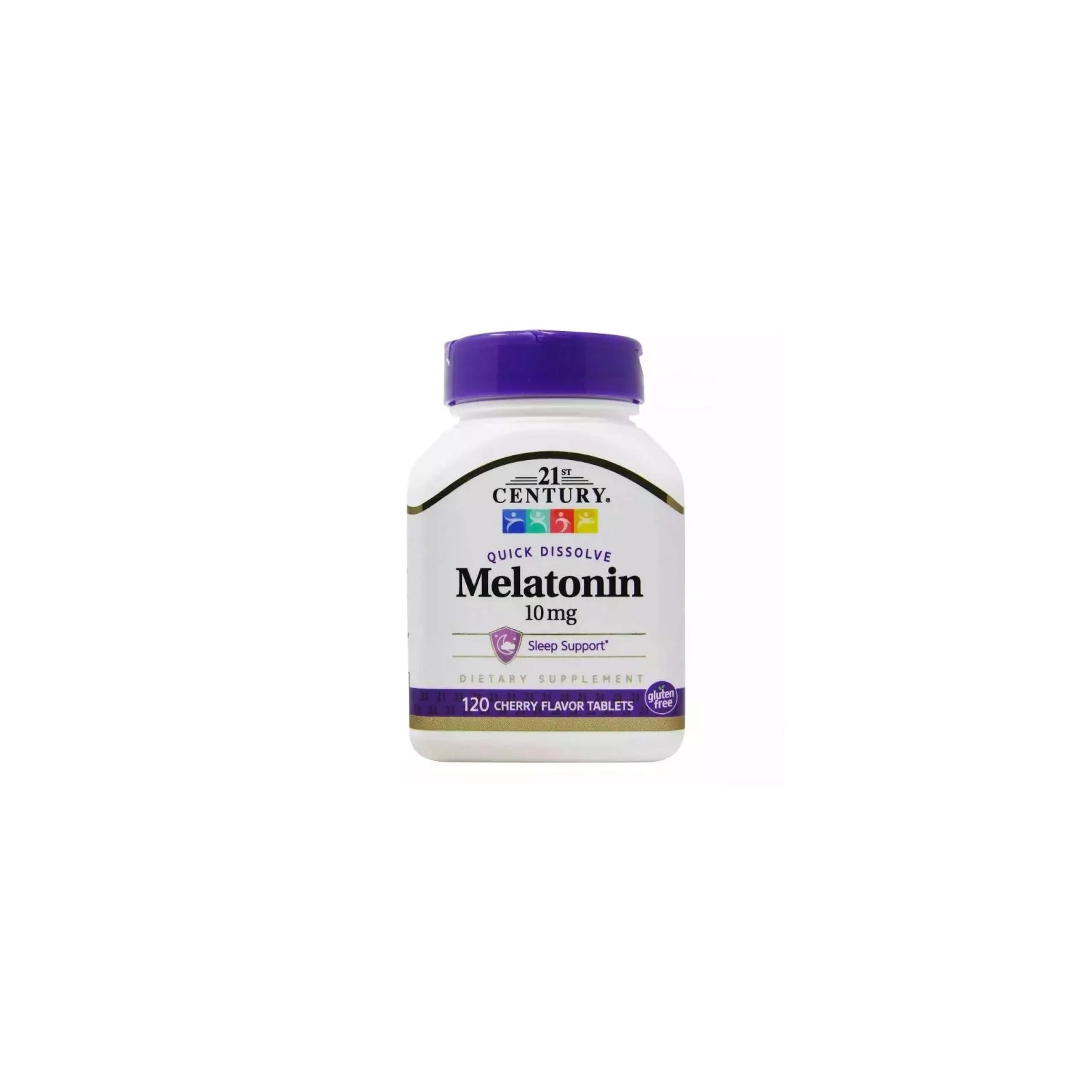 Аминокислота 21st Century Мелатонин, 10 мг, вишневый вкус, Melatonin, 120 таблеток (CEN-27503)