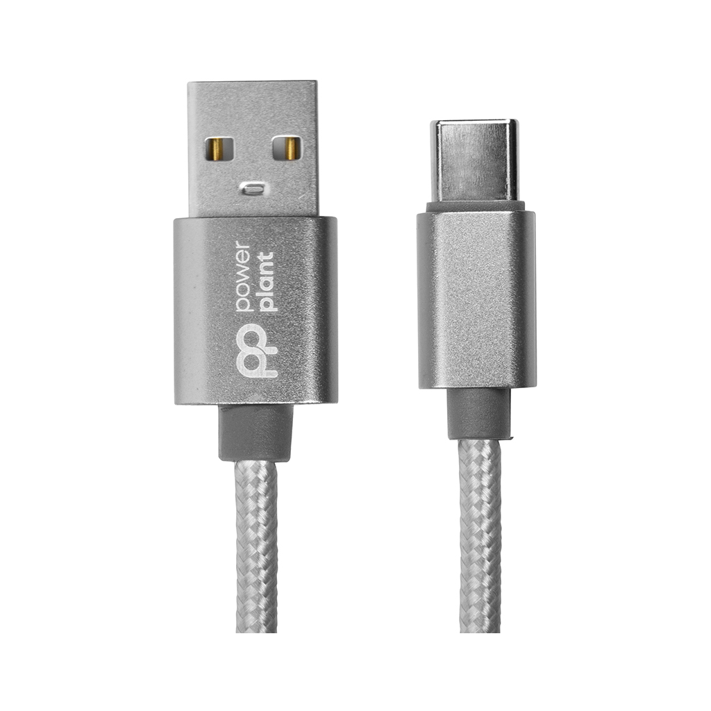 Дата кабель USB 2.0 AM to Type-C 1.0m PowerPlant (CA912346)