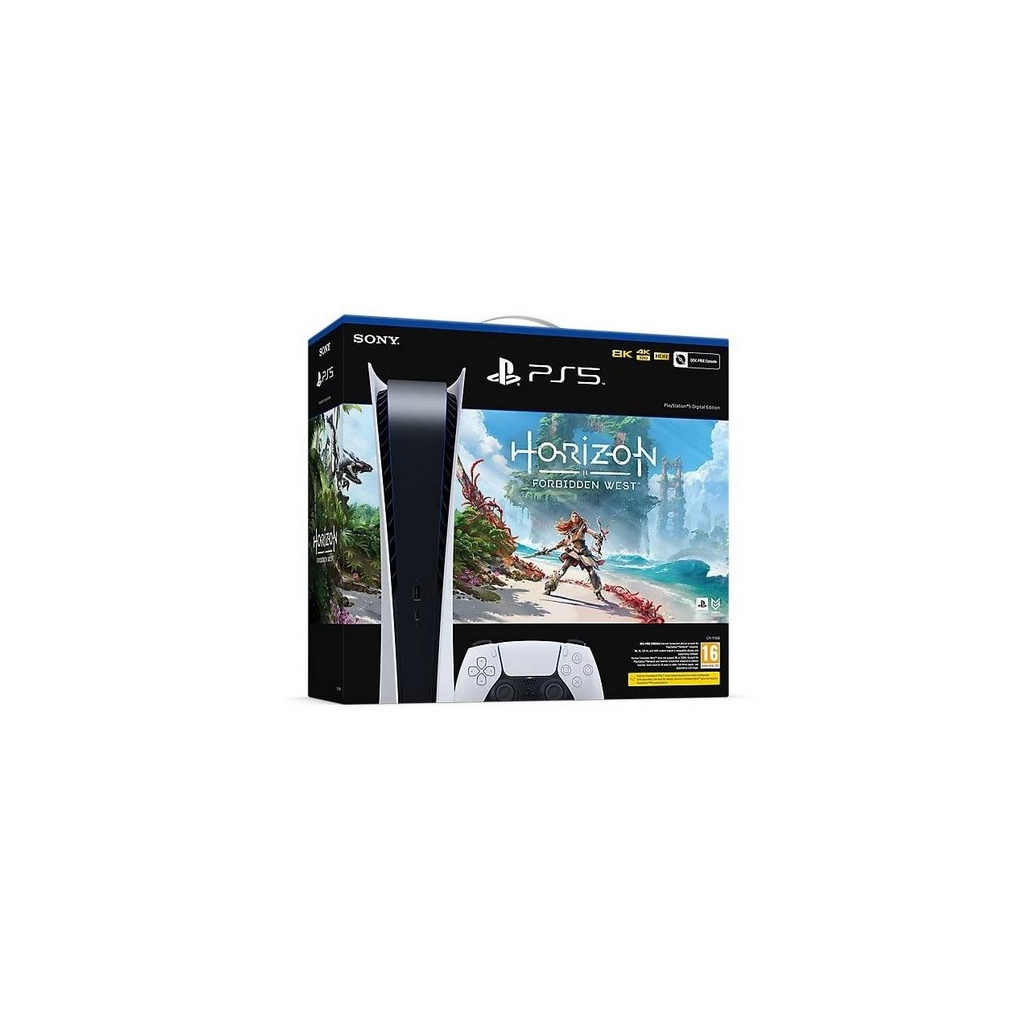 Ігрова консоль Sony PlayStation 5 Digital Edition 825GB+Horizon Forbidden West (0711719419693) зображення 5