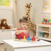 Развивающая игрушка Melissa&Doug деревянные пирамидки на платформе (MD10379) изображение 2
