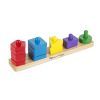 Развивающая игрушка Melissa&Doug деревянные пирамидки на платформе (MD10379) изображение 5