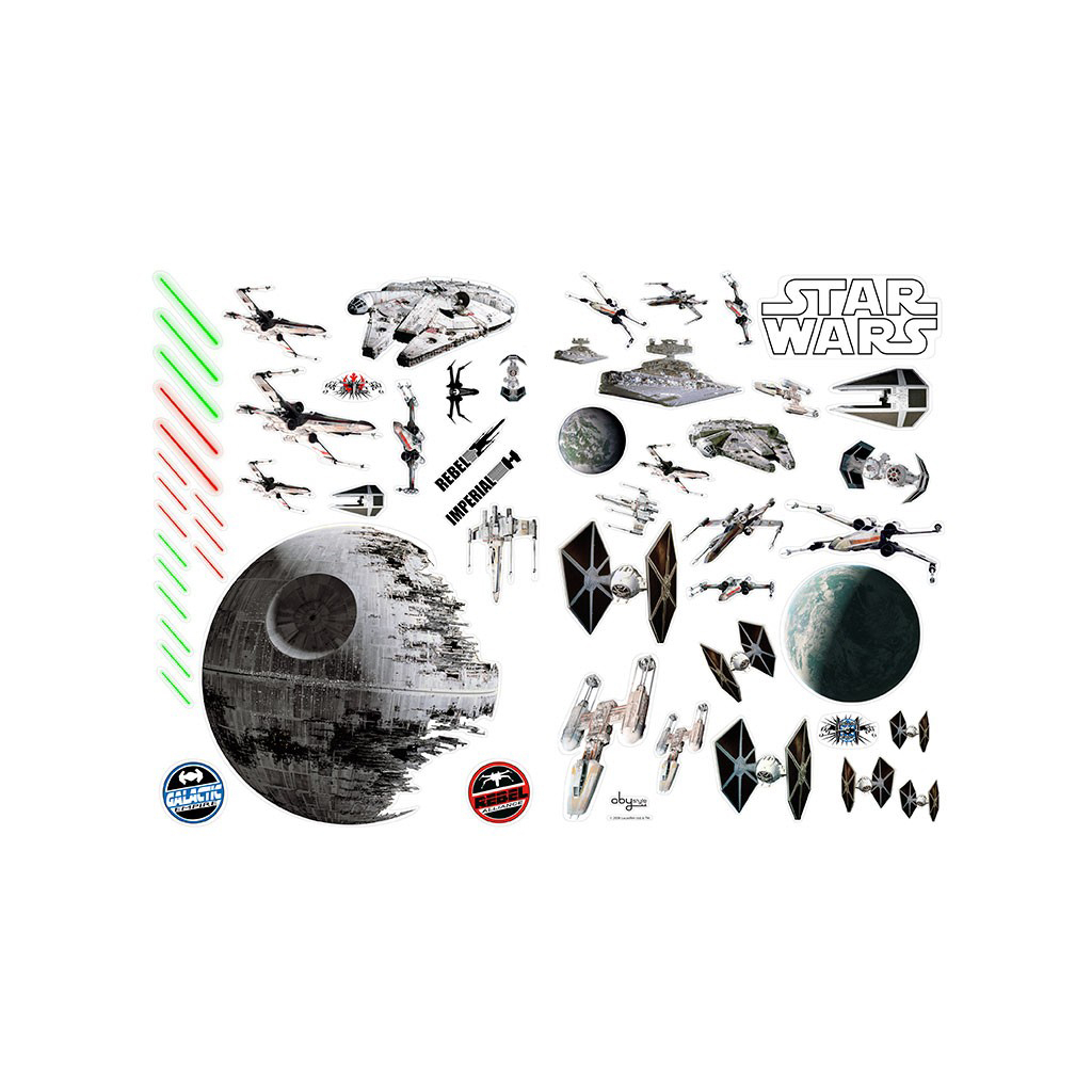 Стікер-наклейка ABYstyle Star Wars — Battleships блістер, 100х70 см (ABYDCO058_B)