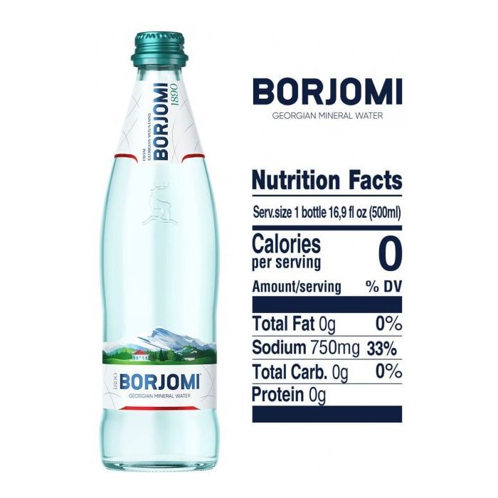 Минеральная вода Borjomi 0.5 газ скл изображение 5