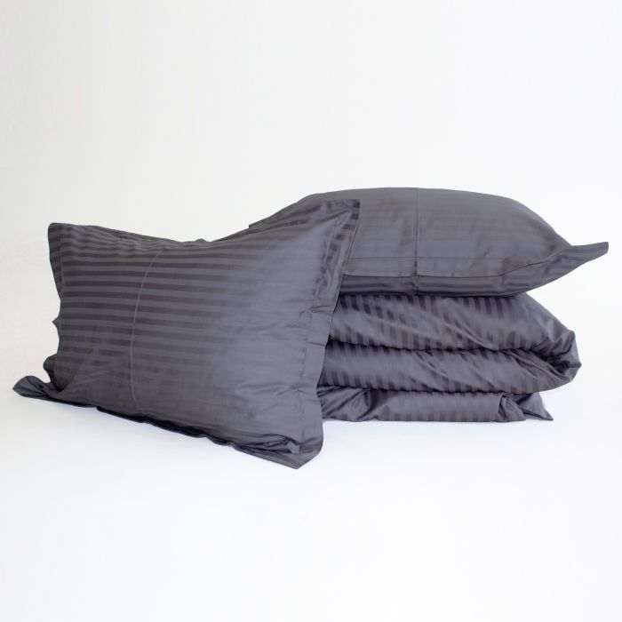 Постільна білизна MirSon Satin 30-0012DarkGray 160х220 Сімейний (2200005252017) зображення 11