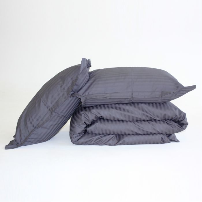 Постільна білизна MirSon Satin 30-0012DarkGray 160х220 Сімейний (2200005252017) зображення 12