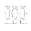 Гальмівні колодки Bosch 0 986 424 695 зображення 4