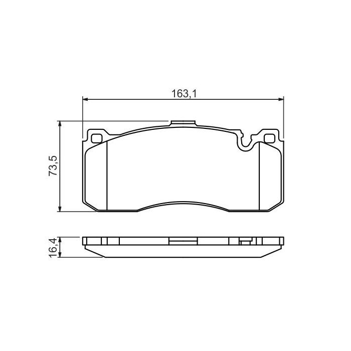 Тормозные колодки Bosch 0 986 494 428 изображение 5