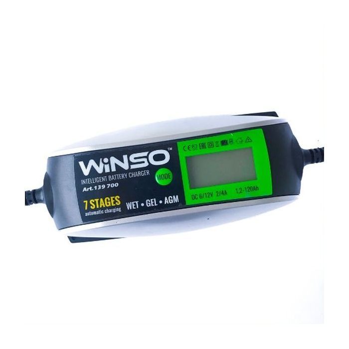 Зарядное устройство для автомобильного аккумулятора WINSO 139700 изображение 2
