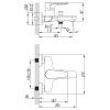 Змішувач Corso BE-1C122C (9608200) зображення 3