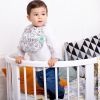 Слинявчик Еко Пупс Eco Cotton Premium непромокаючий з кишенею Бегемотик (EPB-005) зображення 2