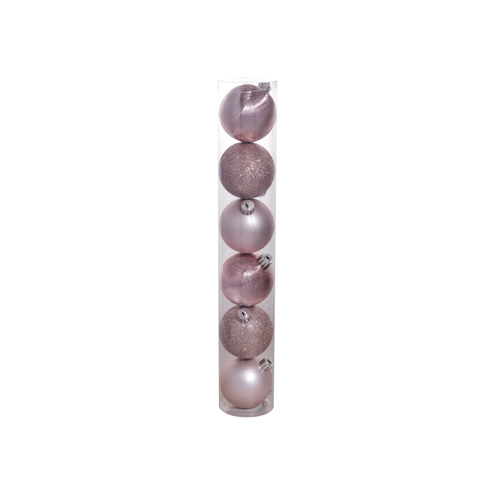 Елочная игрушка Chomik шарики 6 шт, 6 см, микс розовых (5900779840621_1) изображение 3