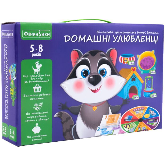 Настольная игра Vladi Toys Домашние животные (укр) (VT2312-07)