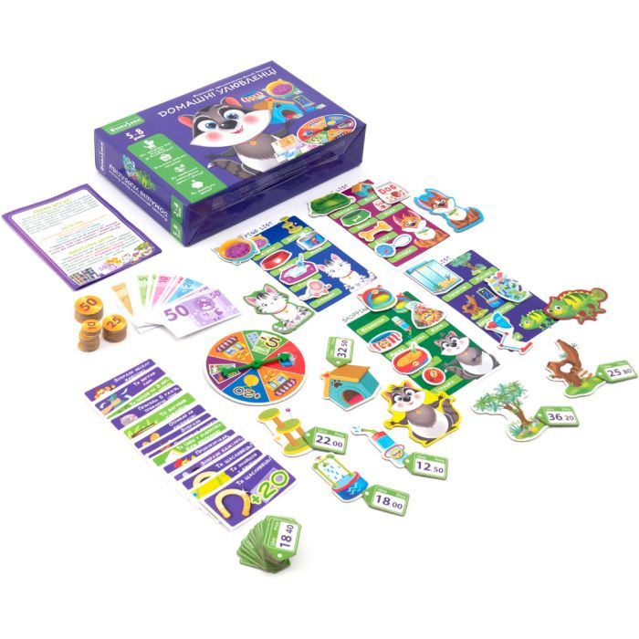 Настольная игра Vladi Toys Домашние животные (укр) (VT2312-07) изображение 2