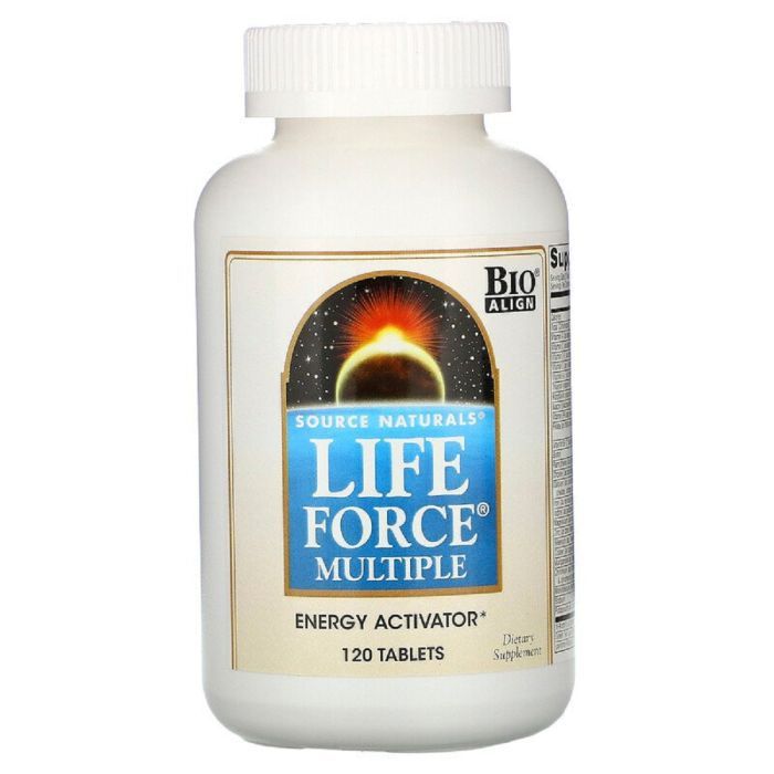Витаминно-минеральный комплекс Source Naturals Мультикомплекс для Поддержания Энергии, Life Force, 120 табл (SNS-00797)