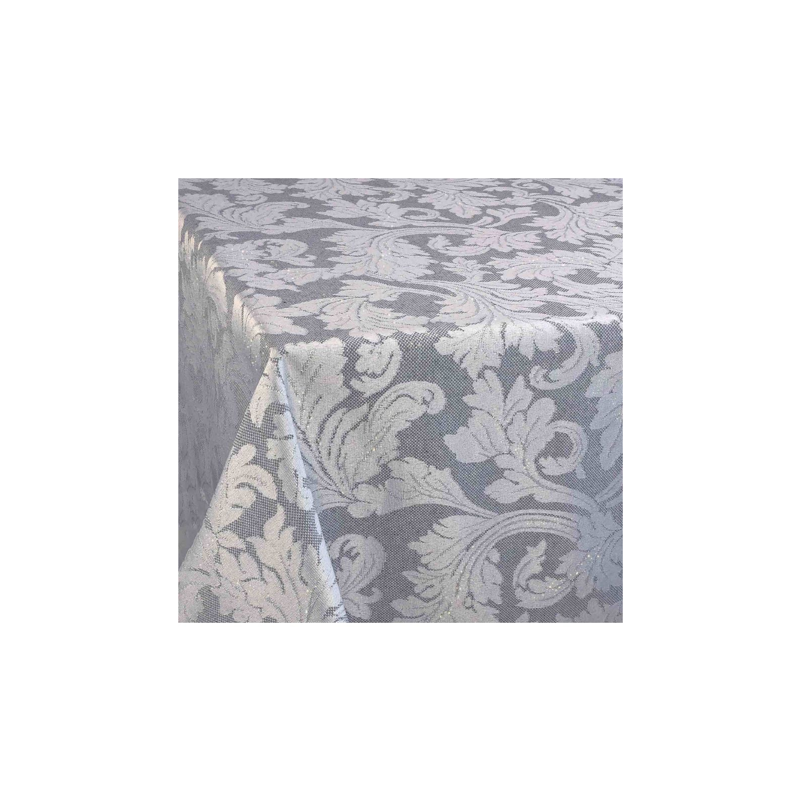 Скатерть Прованс Сияние Серое серебро 130х130 (024539) изображение 3