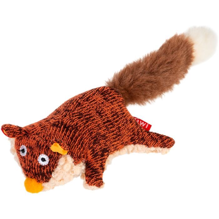 Игрушка для собак GiGwi Plush Лиса с пищалкой 9 см (75043)