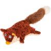 Игрушка для собак GiGwi Plush Лиса с пищалкой 9 см (75043)