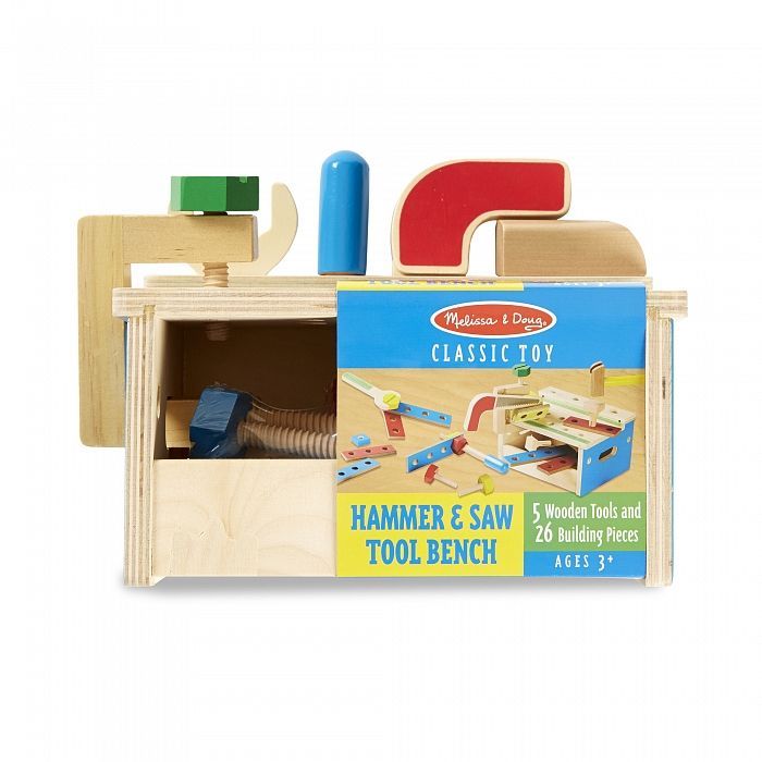 Ігровий набір Melissa&Doug Дерев'яний будівельний набір для хлопчиків (MD19386) зображення 2