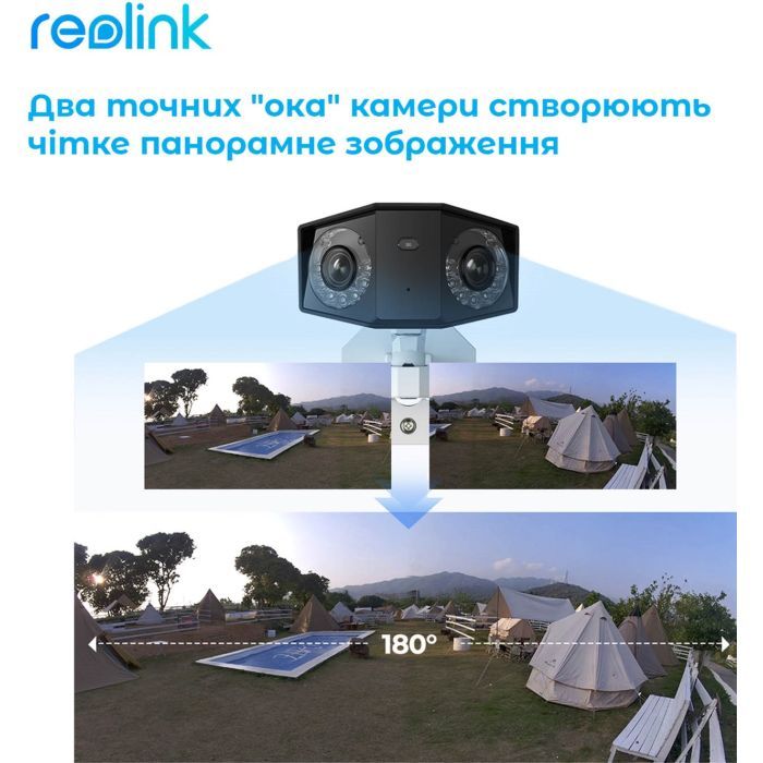 Камера відеоспостереження Reolink Duo 2 POE зображення 5