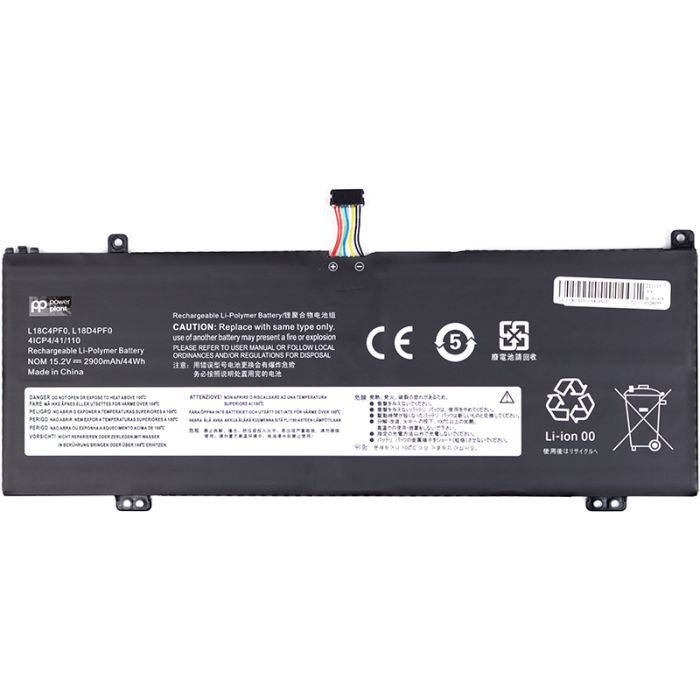 Аккумулятор для ноутбука LENOVO ThinkBook 13S-IML Series (L18C4PF0) 15.2V 2900mAh PowerPlant (NB481859)