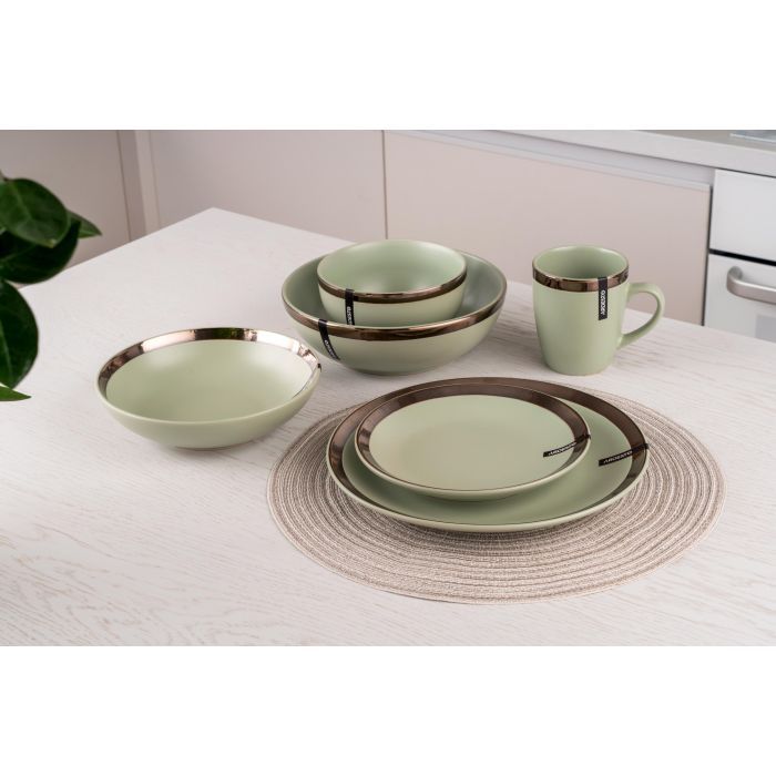 Салатник Ardesto Liguria 14 см Green Bay (AR2914LGC) изображение 3