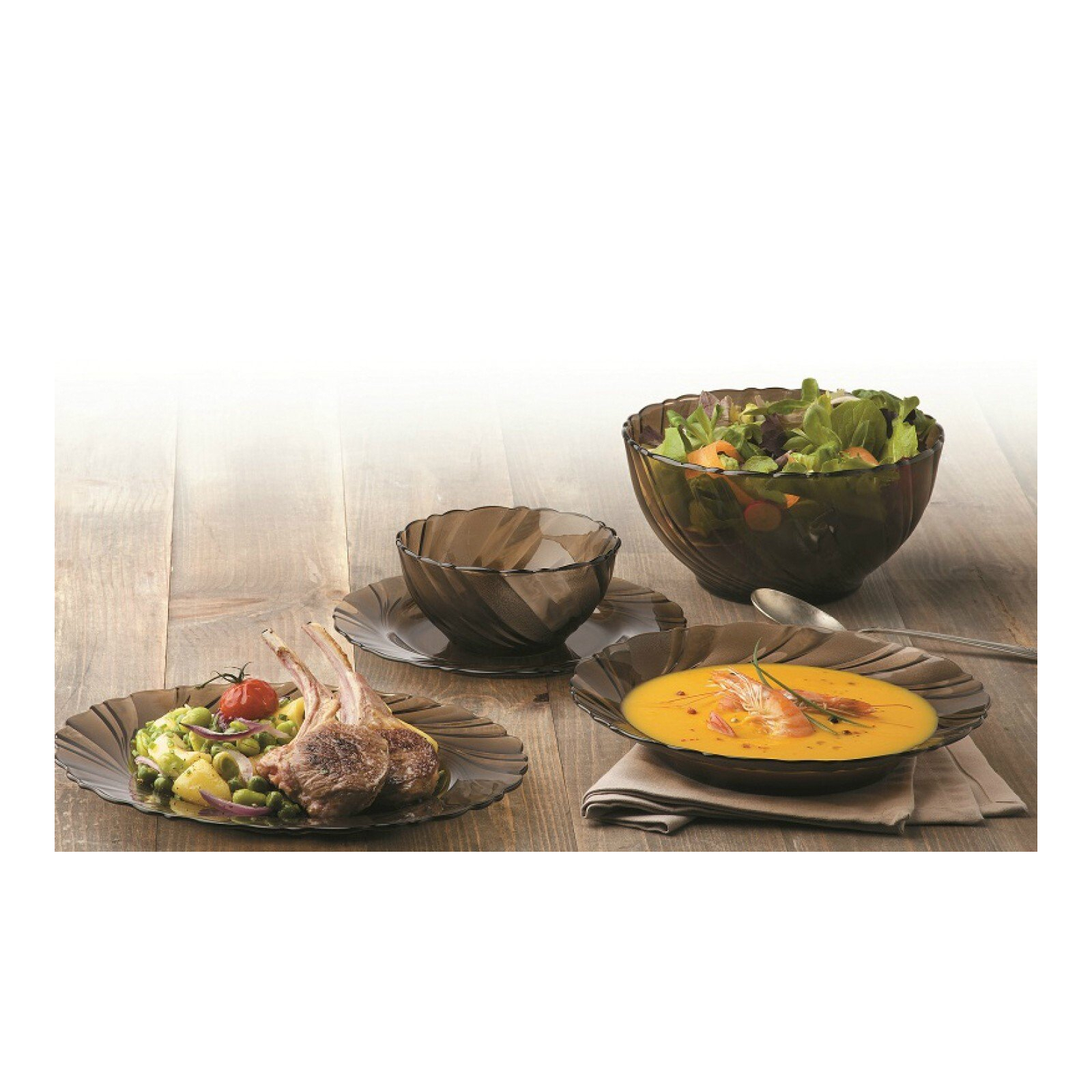 Тарелка Duralex Beau Rivage Creole 23,5 см Обідня (3001CF06) изображение 2