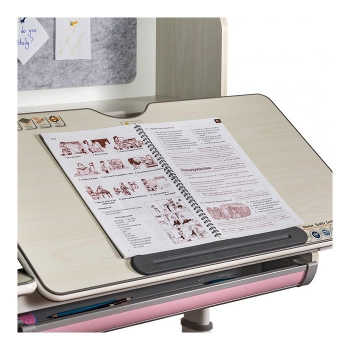 Парта с креслом Mealux Winnipeg MG/BL + Omega KBL (BD-630 MG/BL+Y-220 KBL) изображение 4