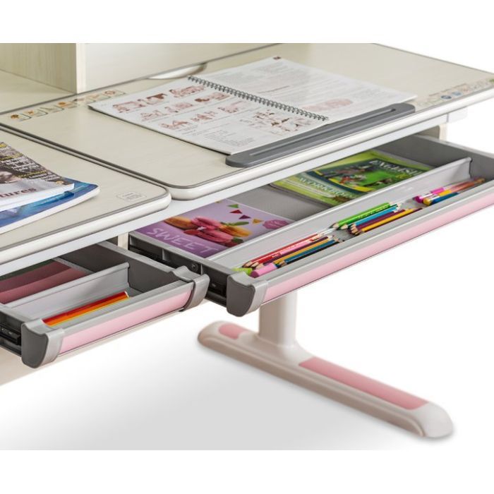 Парта с креслом Mealux Winnipeg MG/BL + Omega KBL (BD-630 MG/BL+Y-220 KBL) изображение 7