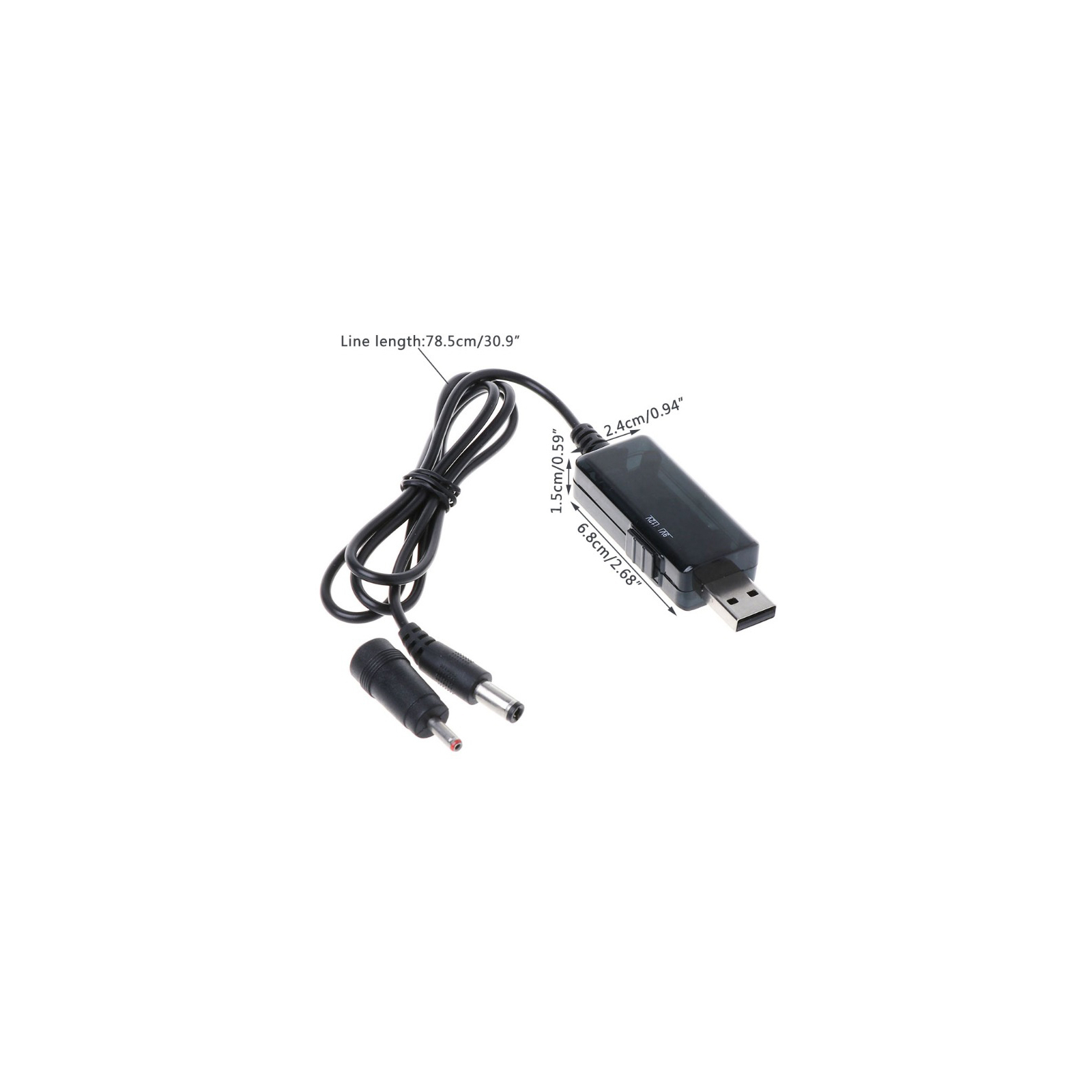 Кабель питания USB 5V to DC 9V/12V 5.5*2.1/3,5*1,35 mm Dynamode (KWS-912V) изображение 4