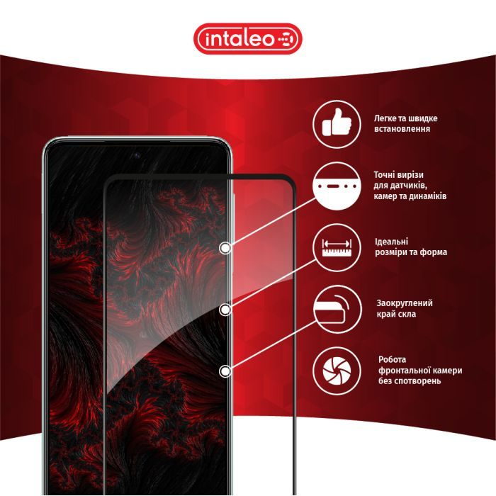 Стекло защитное Intaleo Full Glue Samsung M53 5G (1283126524301) изображение 2