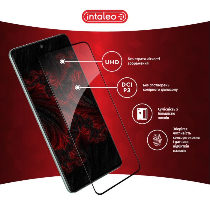 Стекло защитное Intaleo Full Glue Samsung M53 5G (1283126524301) изображение 3