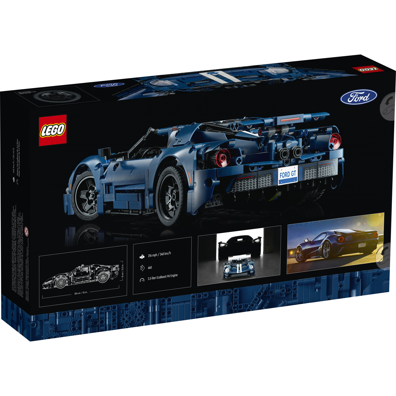 Конструктор LEGO Technic Ford GT 2022 1466 деталей (42154) изображение 6