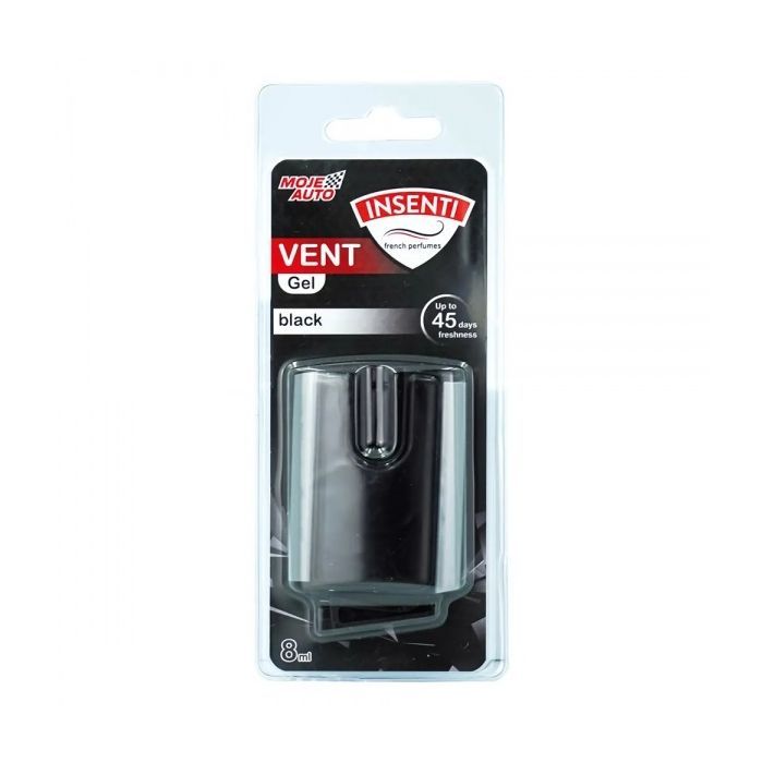 Ароматизатор для автомобиля MOJE AUTO Insenti Vent Gel Black 8мл (15-550)
