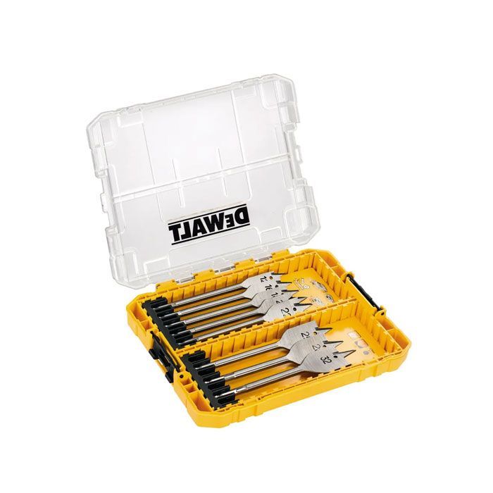 Набор сверл DeWALT перьевых по дереву EXTREME IMPACT 8 шт. (DT70750)