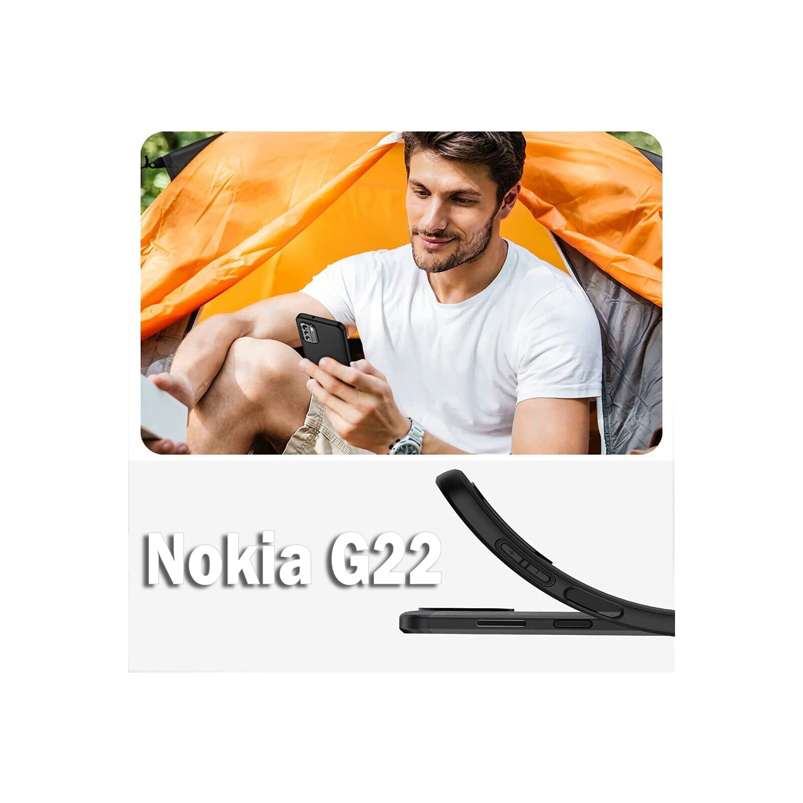 Чохол до мобільного телефона BeCover Nokia G22 Black (708975) зображення 6