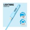 Дата кабель USB 2.0 AM to Lightning 1.2m AL-CBCOLOR-L1BL Blue ACCLAB (1283126518188) зображення 3