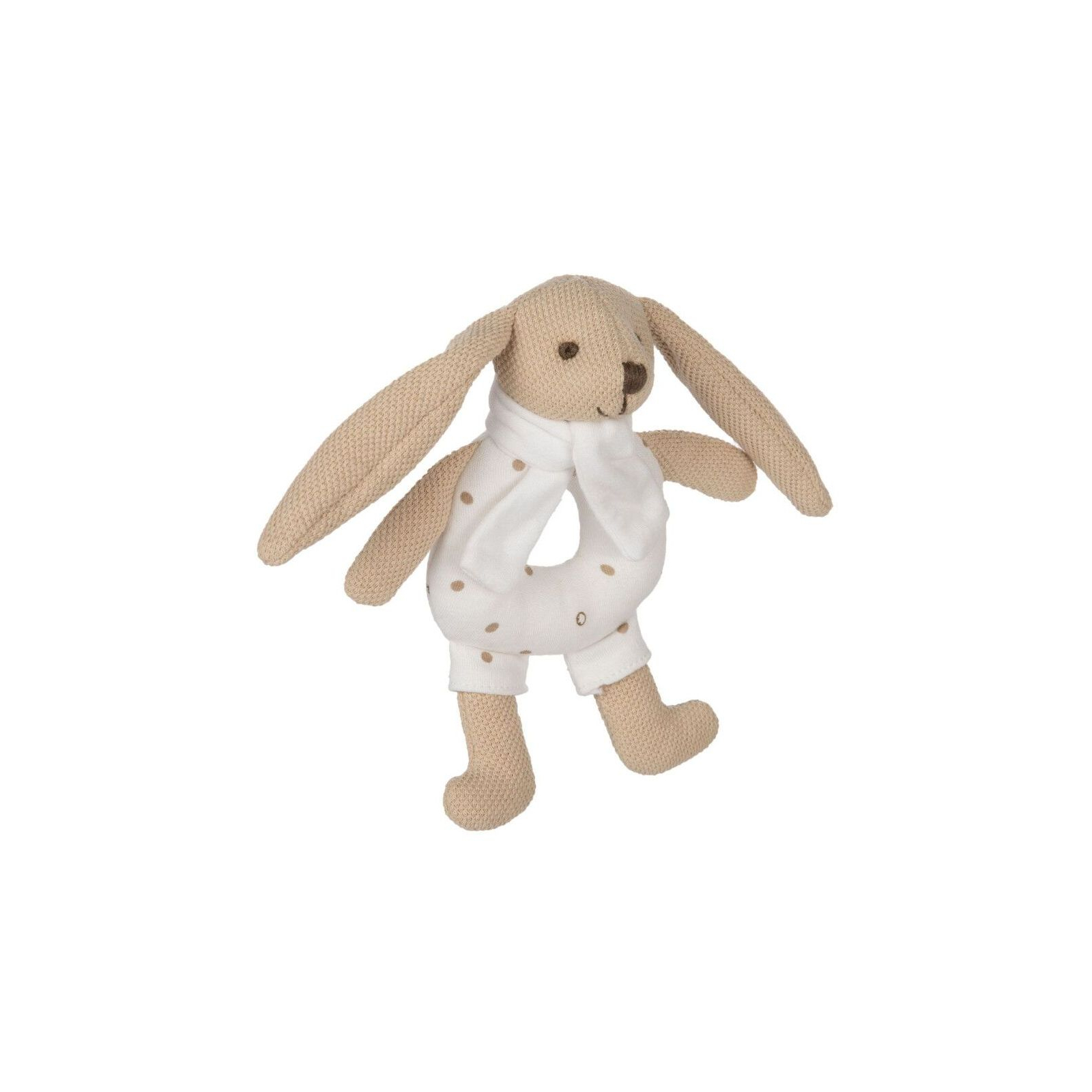 Погремушка Canpol мягкая Кролик бежевый (80/201_bei) изображение 2