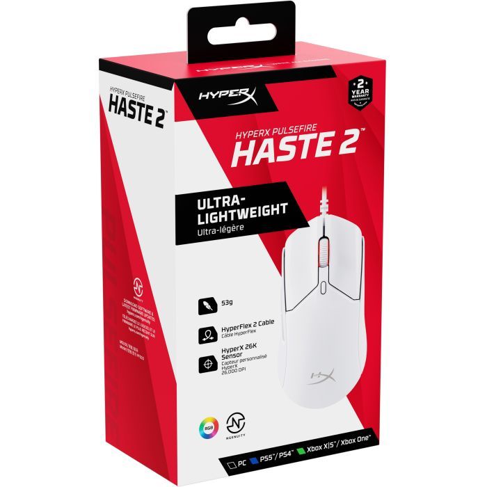 Мышка HyperX Pulsefire Haste 2 USB Black (6N0A7AA) изображение 9