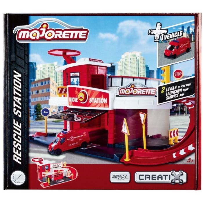 Игровой набор Majorette Креатикс. Пожарная станция,1 машинка (2050038) изображение 5